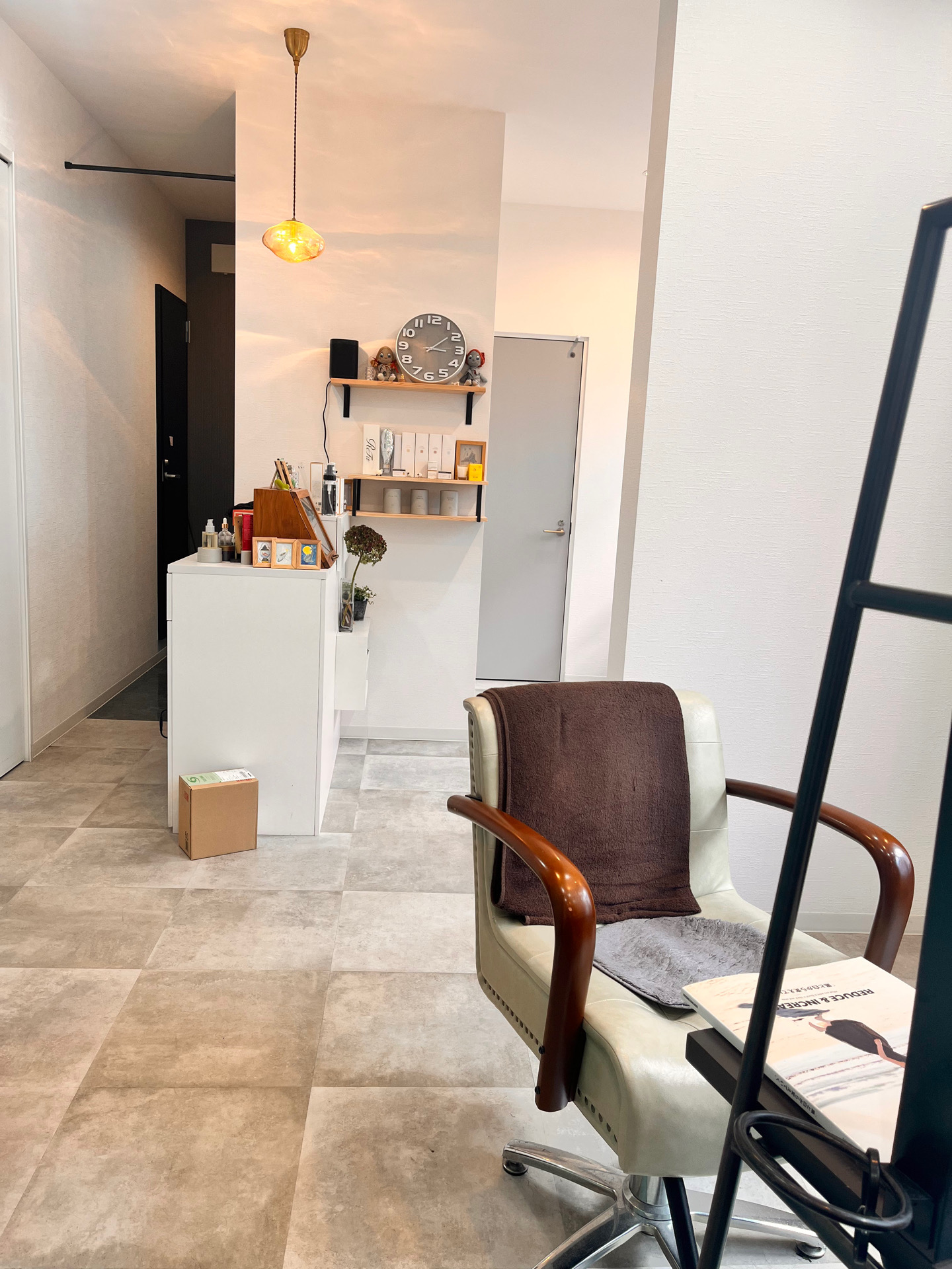 美容室内の様子