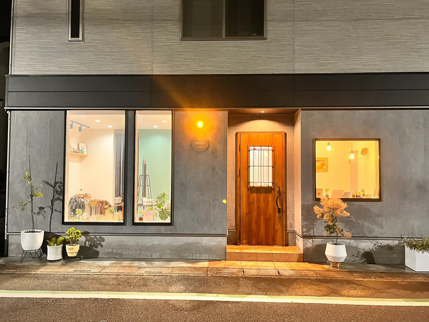 TADPOLE+ 外観（夜）